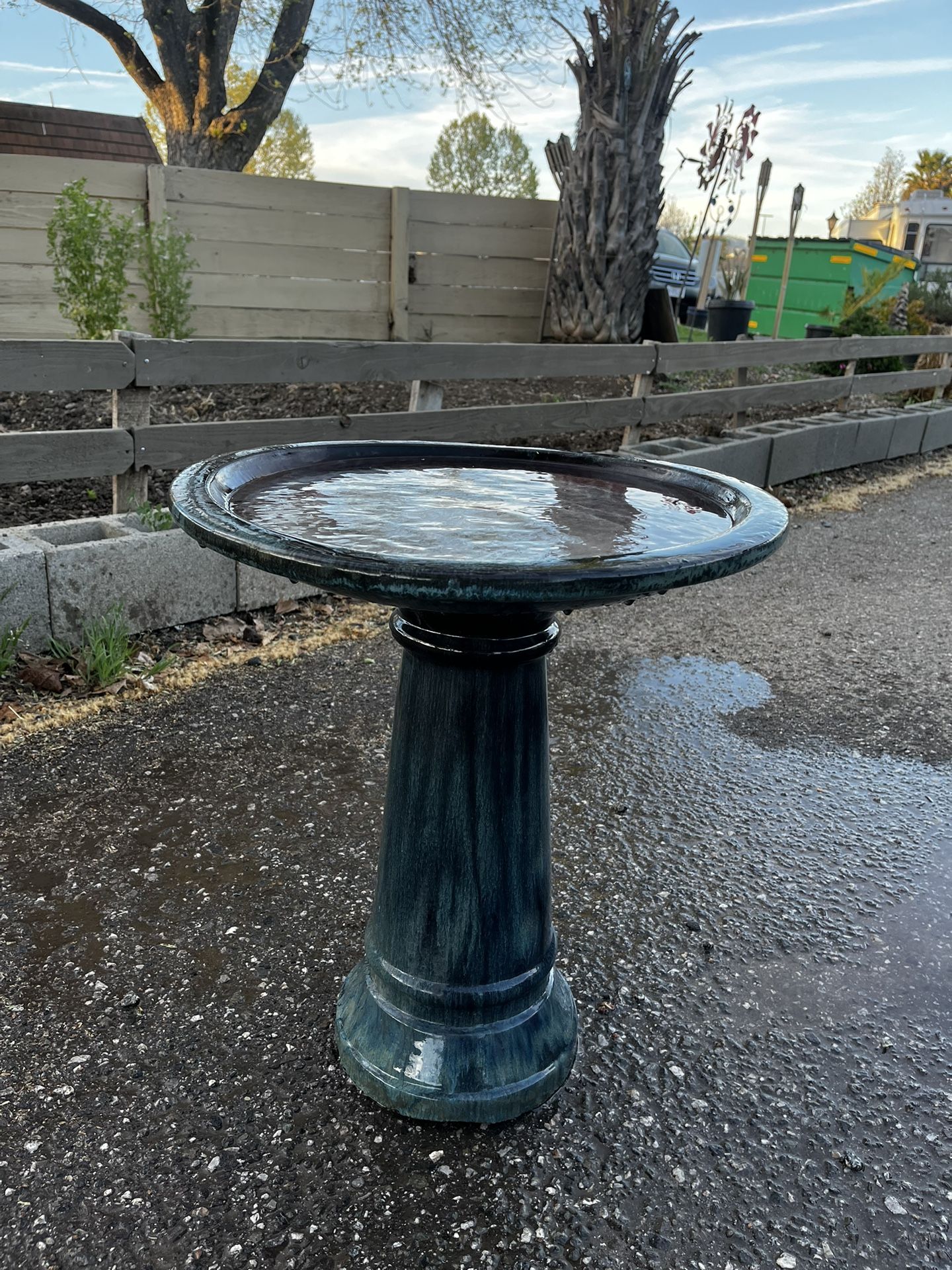 Ceramic Bird Feeder
