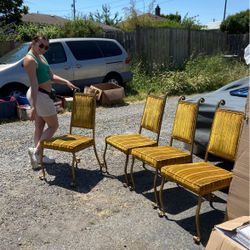 4 Groovy Vintage Chairs!