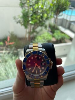 Rolex Submariner Date Two-Tone Blue Dial 40mm Automatic Men’s Watch 16613 “Bluesy” Oyster Bracelet Gold/Steel