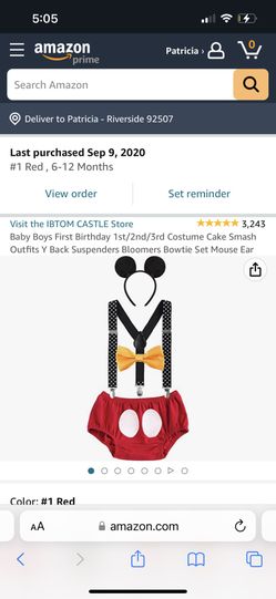 Baby Mickey Outfit