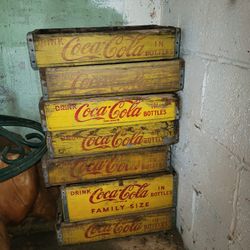 Coca Cola Antique Wooden Boxes