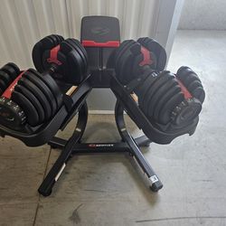 Bowflex SelectTech 552 Adjustable Dumbbells With Stand