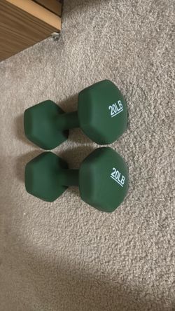 30 and 20 pound weights