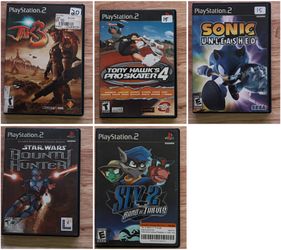 PS2 Games - Tested - $12 to $28 each / All 5 for $75