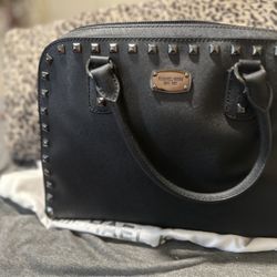 Black MK Shoulder Purse 