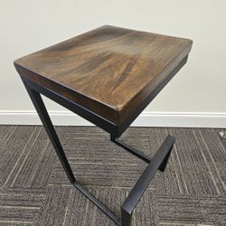 Wood And Metal Stool