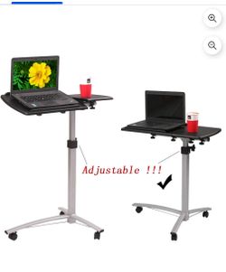 Multifunctional Lifting Computer Desk, Angle & Height Adjustable Laptop Stand Cart