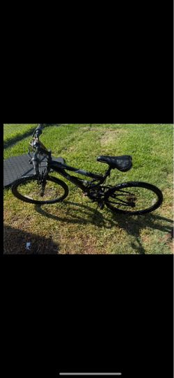 Black Mountain Bike Full Suspension