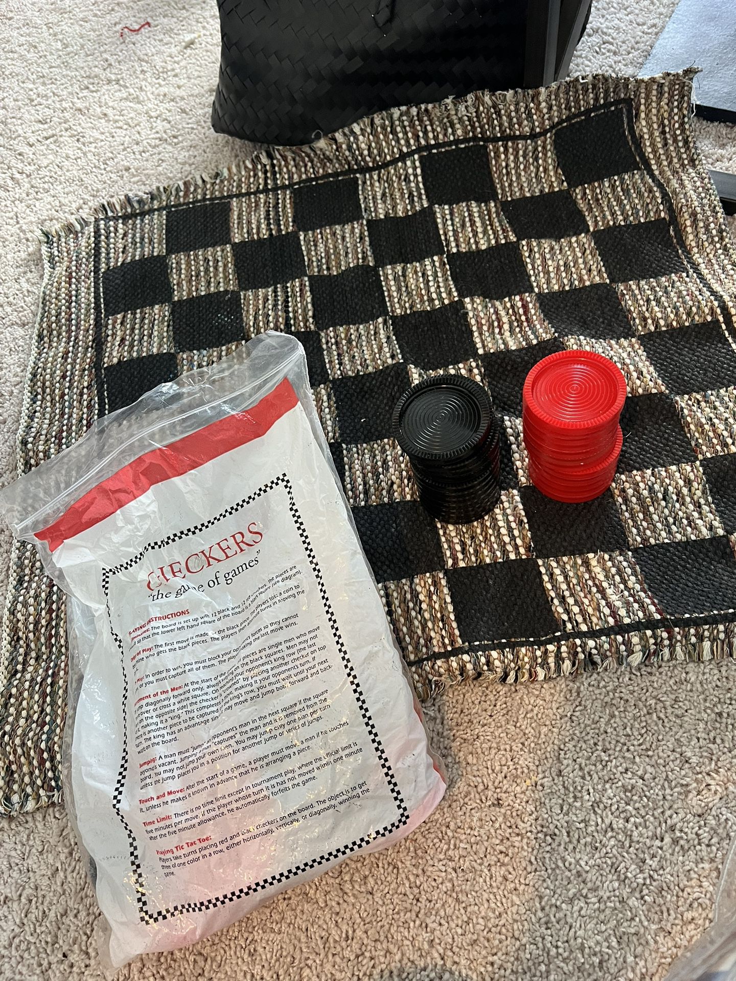 Vintage 3-In-1 Jumbo Checkers from Cracker Barrel