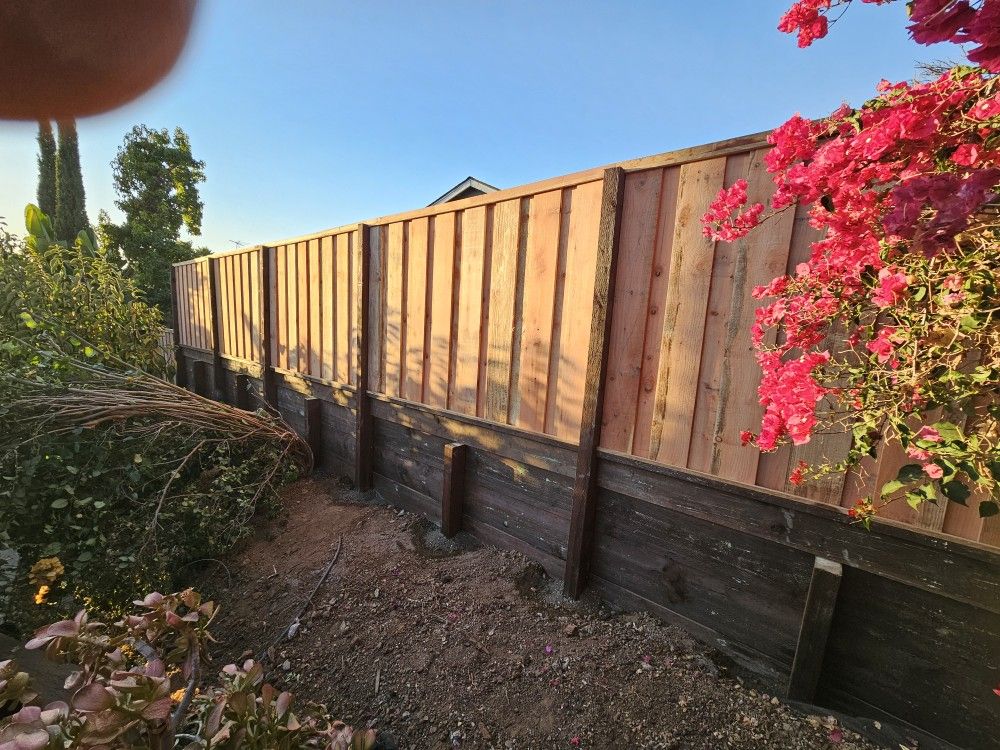Metal Gates, Redwood Fence, Turf Grass, Tree Service, Concrete & More