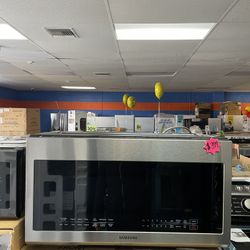 STAINLESS STEEL SAMSUNG MICROWAVE OVEN 