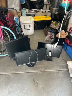 3 Computer 60hz Monitors (All Work)