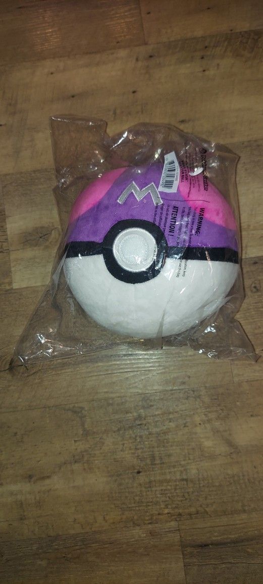 Pokemon Master Ball Plush Brand New Sealed