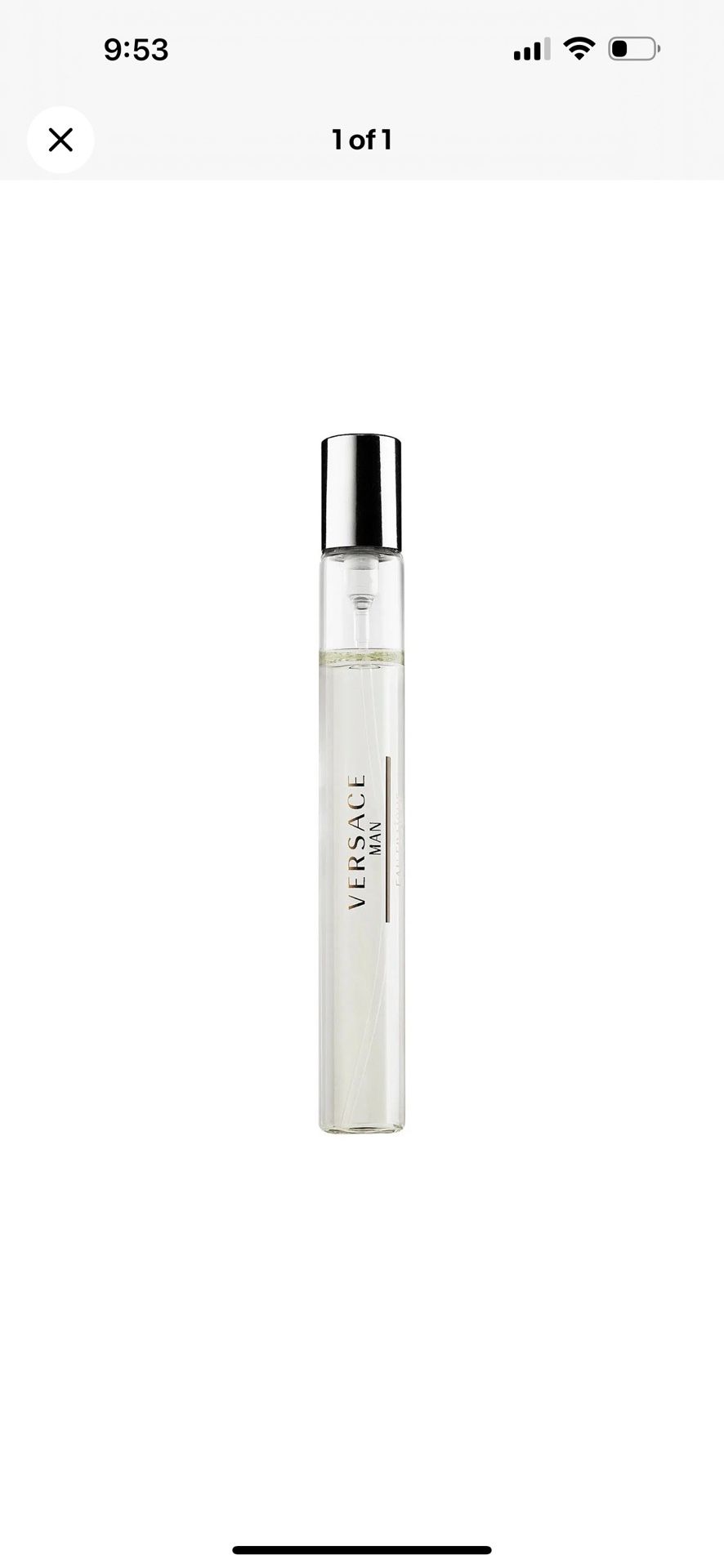 VERSACE MAN EAU FRAÏCHE VERSACE pour homme EAU DE TOILETTE NATURAL SPRAY 10ml..