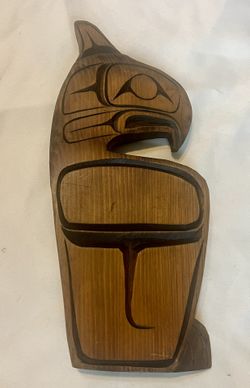 Native American Wood Seahawk/Eagle Carving