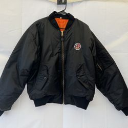 Los Angeles Terrorist Task Force Bomber Flight Jacket XL 