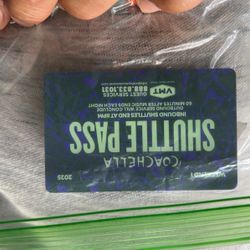 Coachella weekend 1 Shuttle Pass