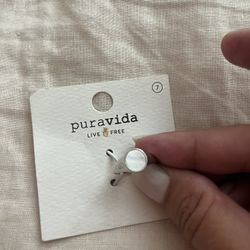 Puravida Mother Of Pearl Signet Ting