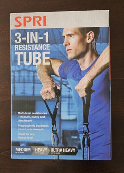 SPRI Rezistance Band Kit 3-in-1 Exercise Cord