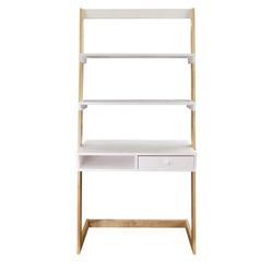 Freestanding Ladder Desk With Drawer 