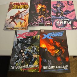 5 marvel comics trade paperbacks