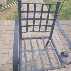 Solid Metal Outside Chairs