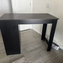 Counter Height Wood Computer Desk 