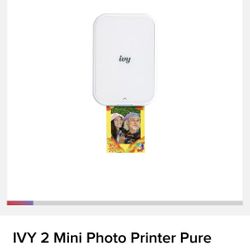 Ivy 2 Mini Photo Printer Brand New