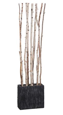 7.5 Foot (91”) Williams and Sonoma, Birch wood pole room divider 91” x 22” x 9”