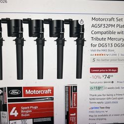 Spark Plug Set With Capacitor 