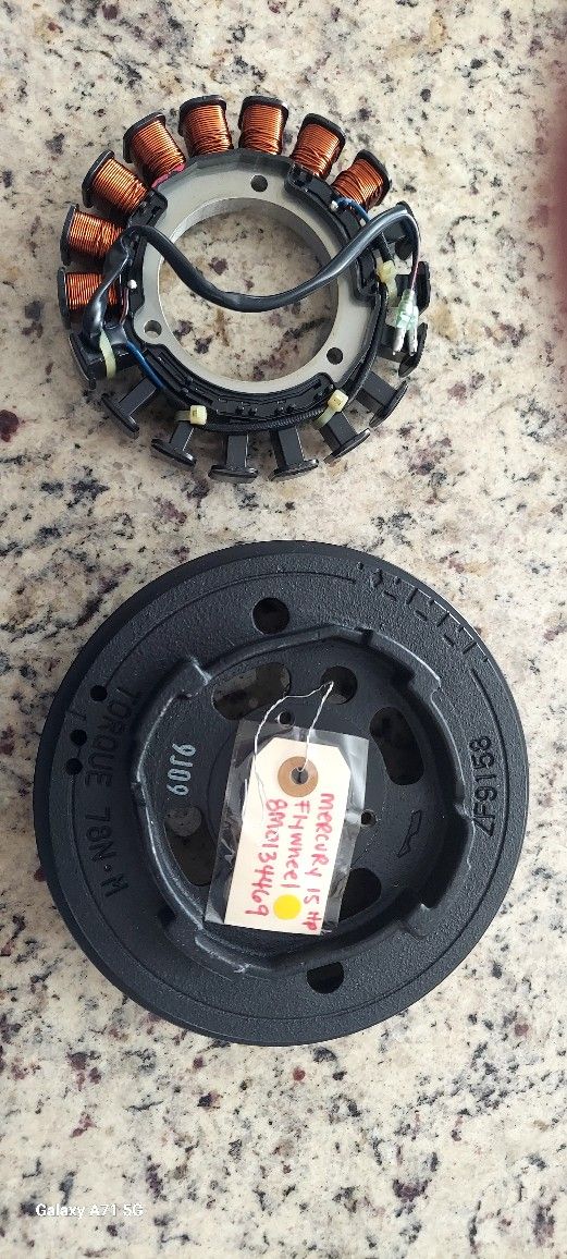 15 Hp Mercury 2019 4 Stroke Flywheel And Stator Manual Start