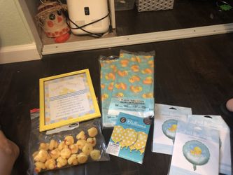 Rubber duck baby shower