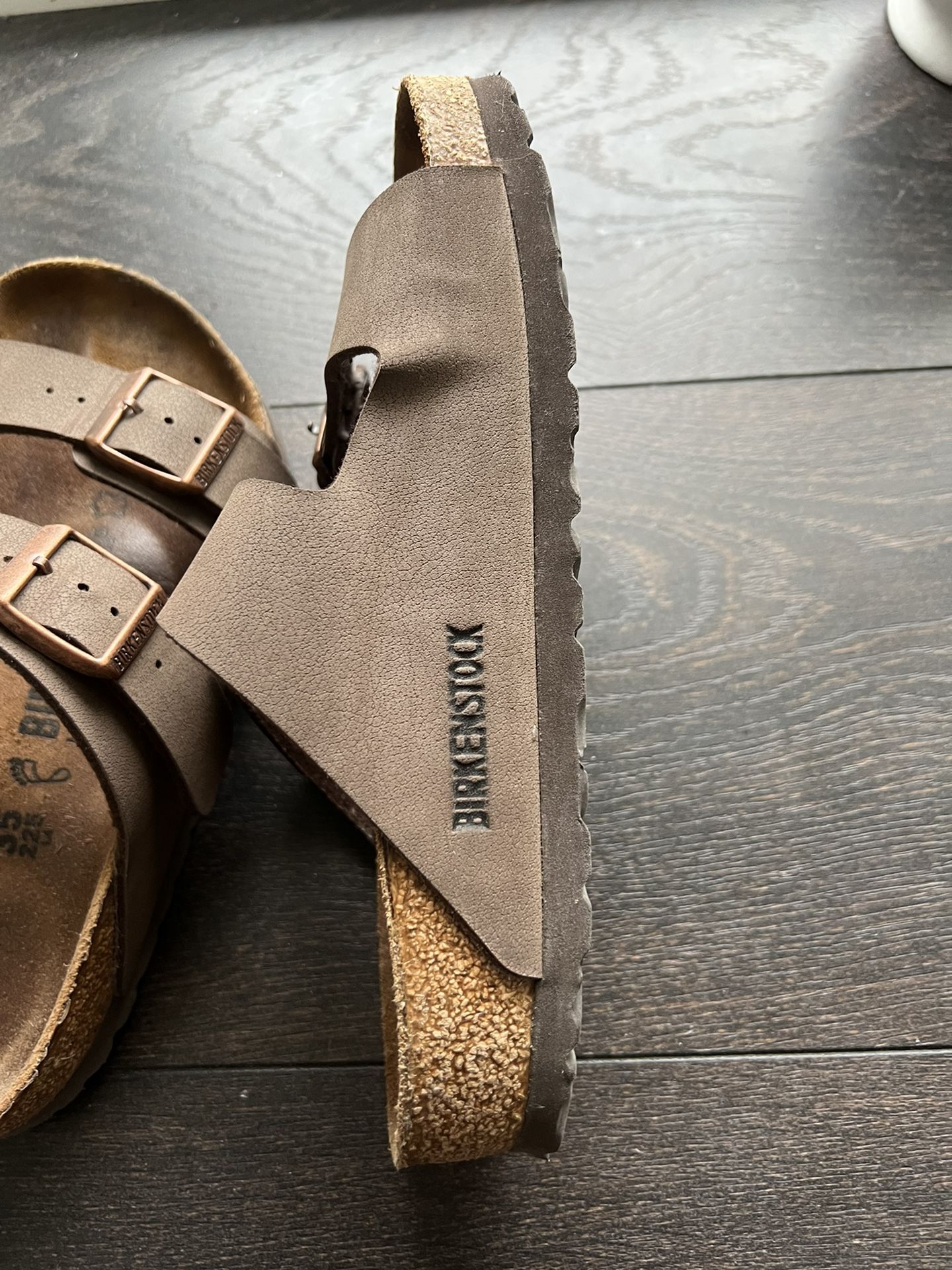 2 Birkenstock Mocha Birko Sandals Select Siz 35
