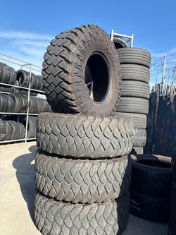 4- used 37x13.50R17 Radar Mud Terrain Tires - Set of 4
