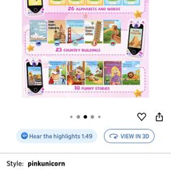 🆕 In 📦 Kids Smart Phone for Girls Christmas Birthday Gifts,Kids CellPhone Toy with Touchscreen,Dual Cameras,Learning,Kid Mp3️⃣Player,Games with3️⃣