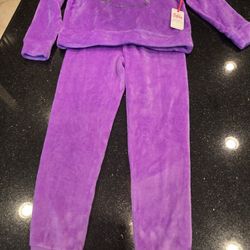 Justice Purple Pajama Lounge Wear. Kids XL 16-18. 