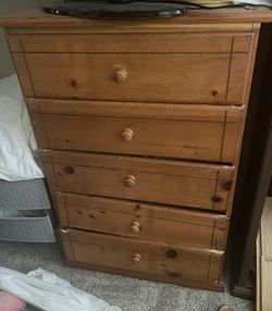 Wood Dresser Tall