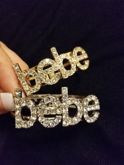 BEBE CUFF BRACELET & BEBE CHARM BRACELET