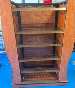 Retail Display Rack With Wheels