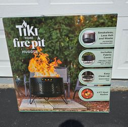 Tiki Huddle Firepit NIB