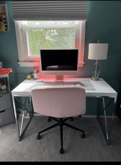 Raymour & Flanigan Chiara White Desk – $175 OBO