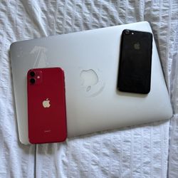 FOR PARTS Apple Macbook Pro 2015 + 2 Phones