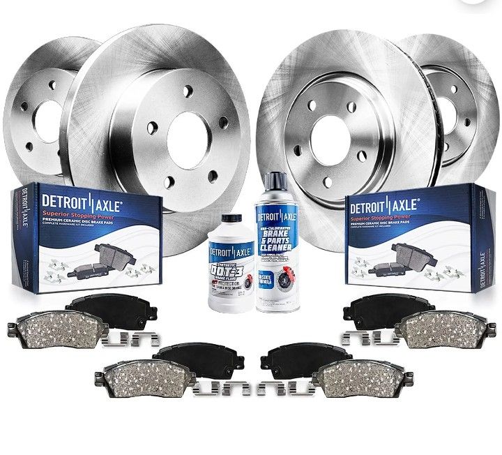 Breaks And Rotors Set Fit Honda Odyssey 2002, 2003, 2004
