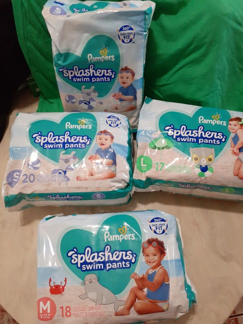 Pamper Size 5/ SPLASHers & Variety Of Pull Ups Available!