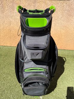 Callaway Golf Cart Bag Black and Green