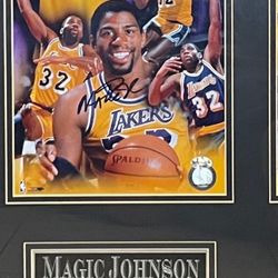 Magic Johnson Lakers Plaque