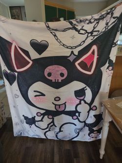 Kuromi huge blanket