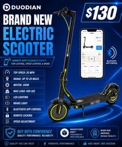 New electric scooter