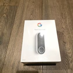 Google Nest Doorbell (Wired) – Brand New Sealed