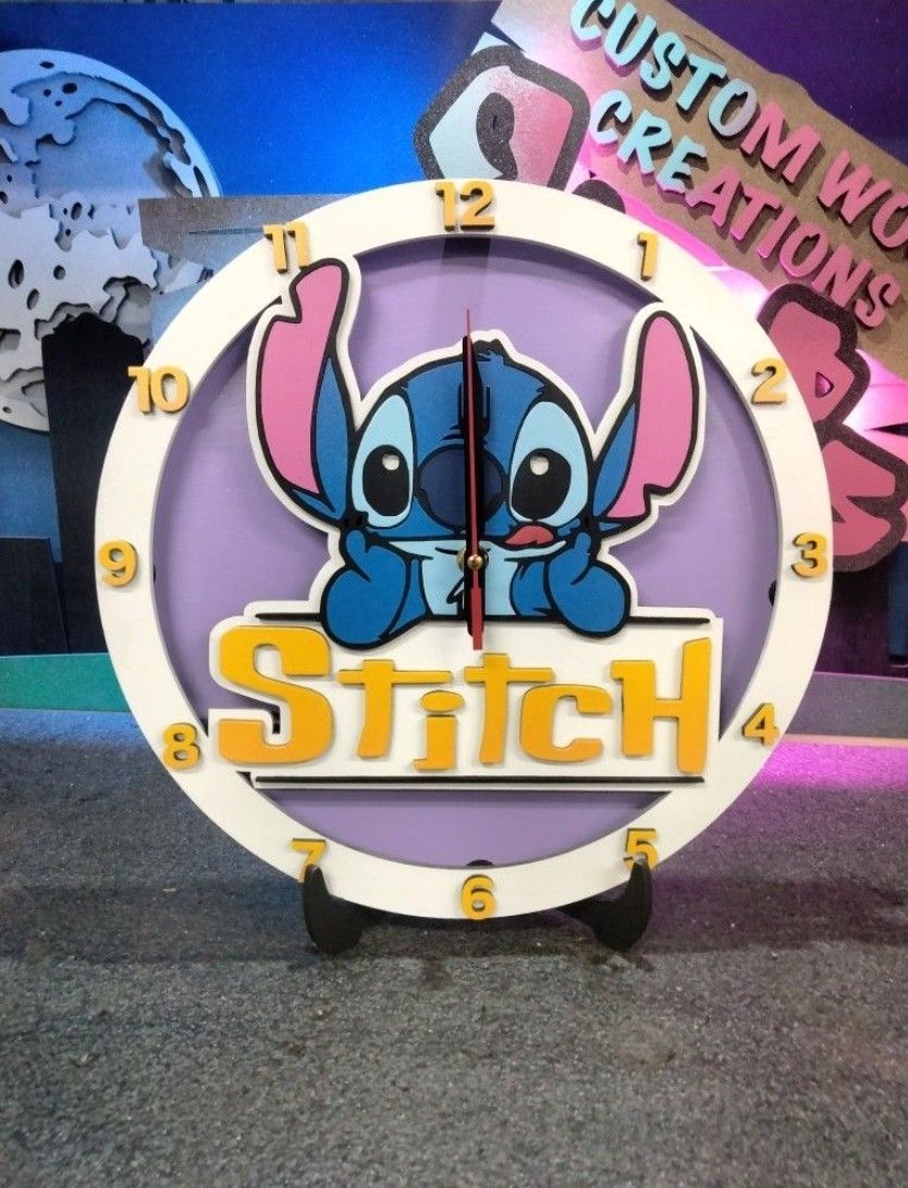 Stitch Clock